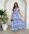Sukienka damska Alessia z wkładkami blue