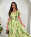 Sukienka damska Valentina hiszpanka green