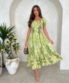 Sukienka damska Valentina hiszpanka green