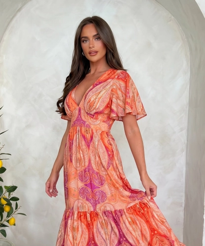 Sukienka damska Isadora maxi red