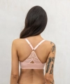 Biustonosz Krisline Sugar brassiere odpinany z przodu brzoskwinia