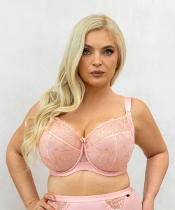 Biustonosz Krisline Sugar full cup miękki brzoskwinia