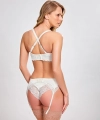 Pas do pończoch Panache Black Quinn ivory