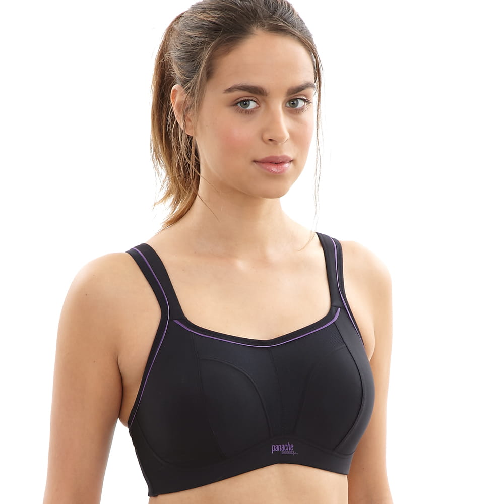 Panache Sport non wired bra black