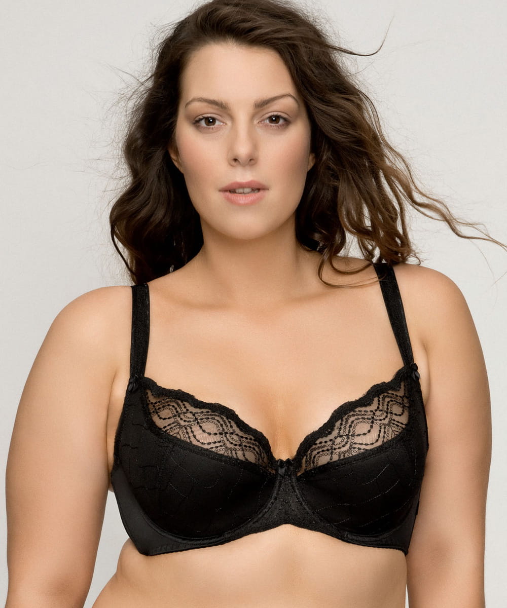 Biustonosz Dalia Ola semi-soft K24 czarny