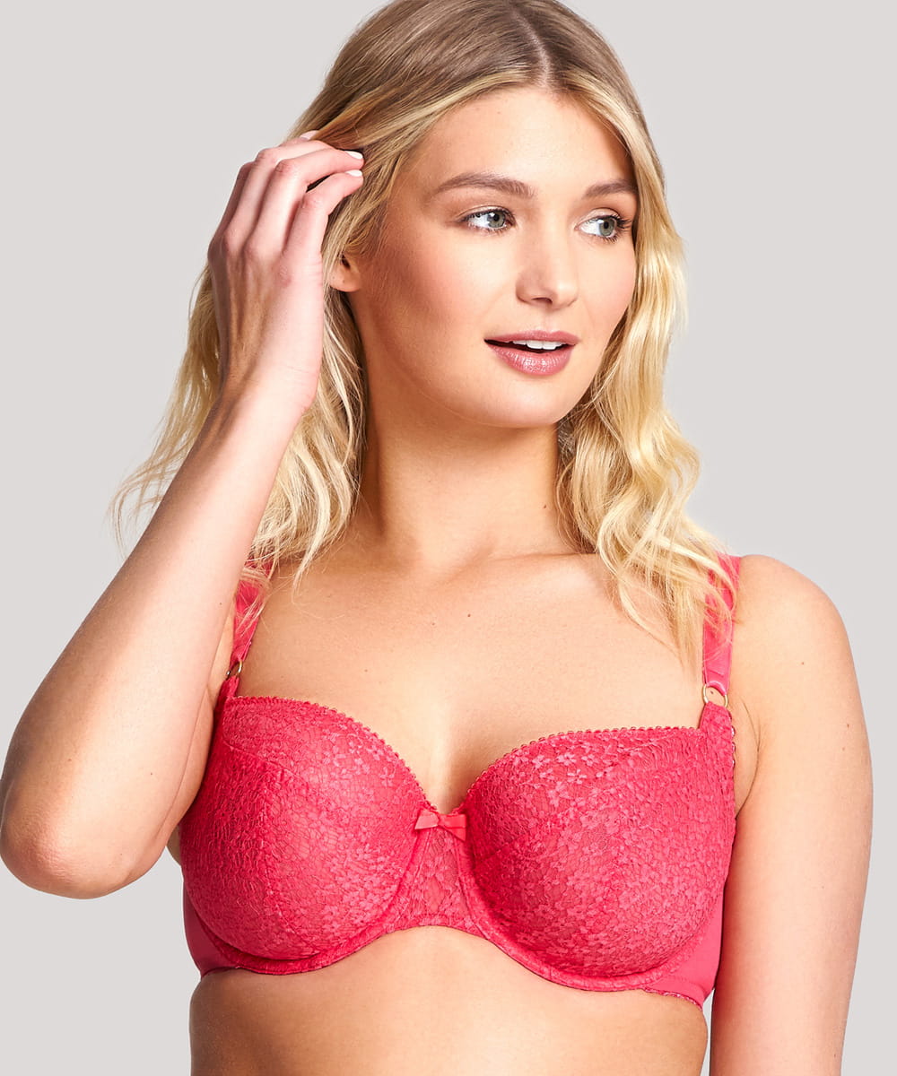 Biustonosz Cleo Lana miękki balconnet raspberry