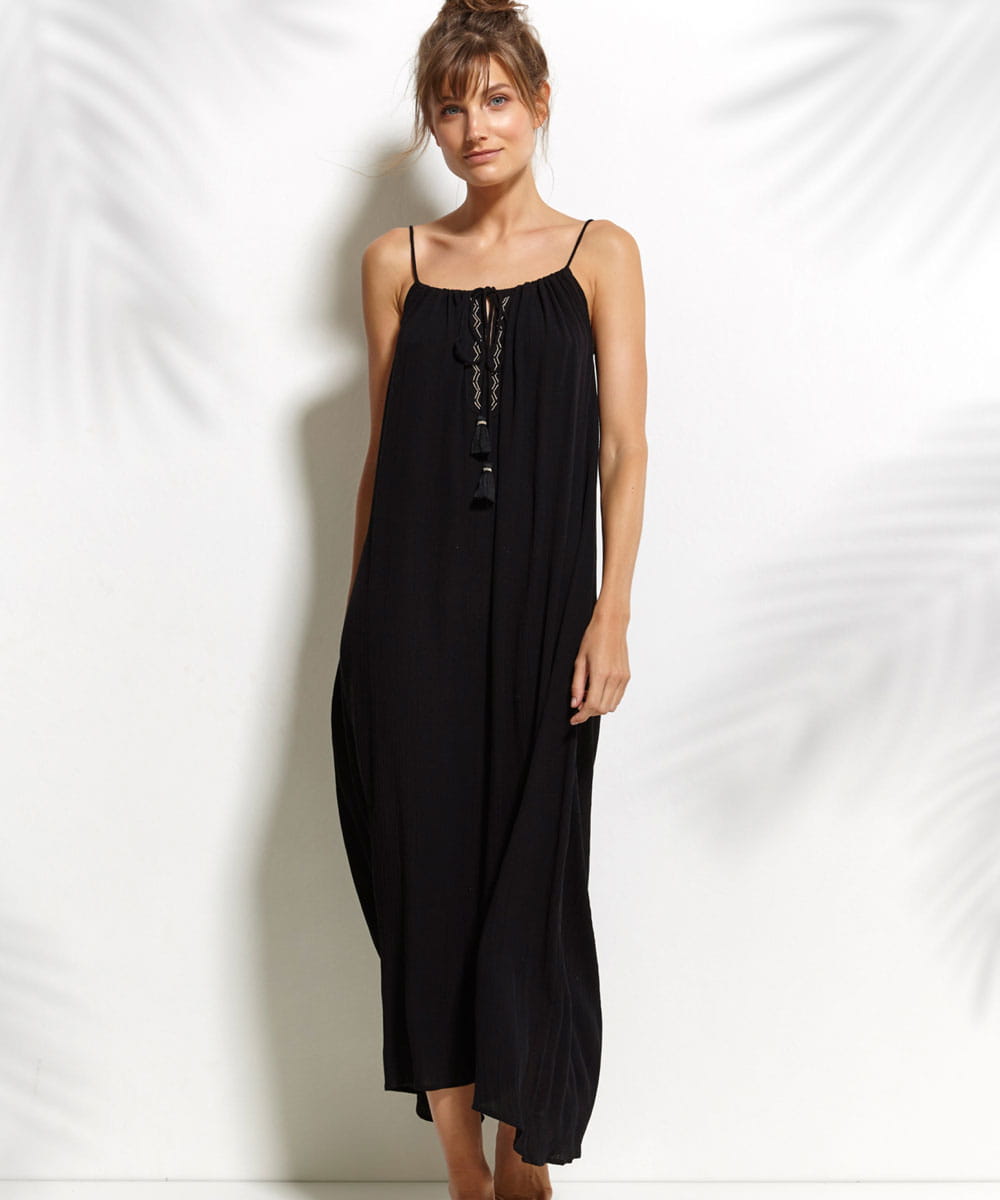 Suknia plażowa Watercult W3134 maxi black