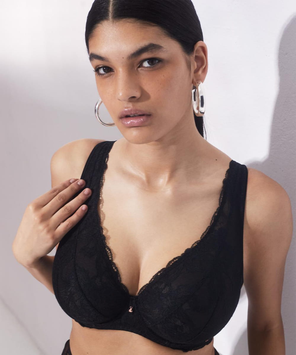 Biustonosz Alles Sublime bralette plus miękki czarny