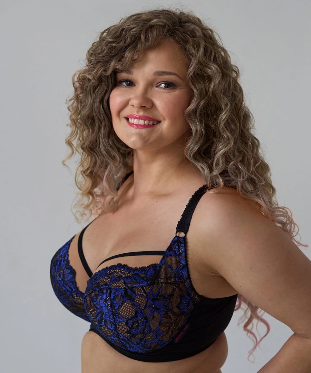Biustonosz Ewa Michalak BML Mystery miękki granatowy