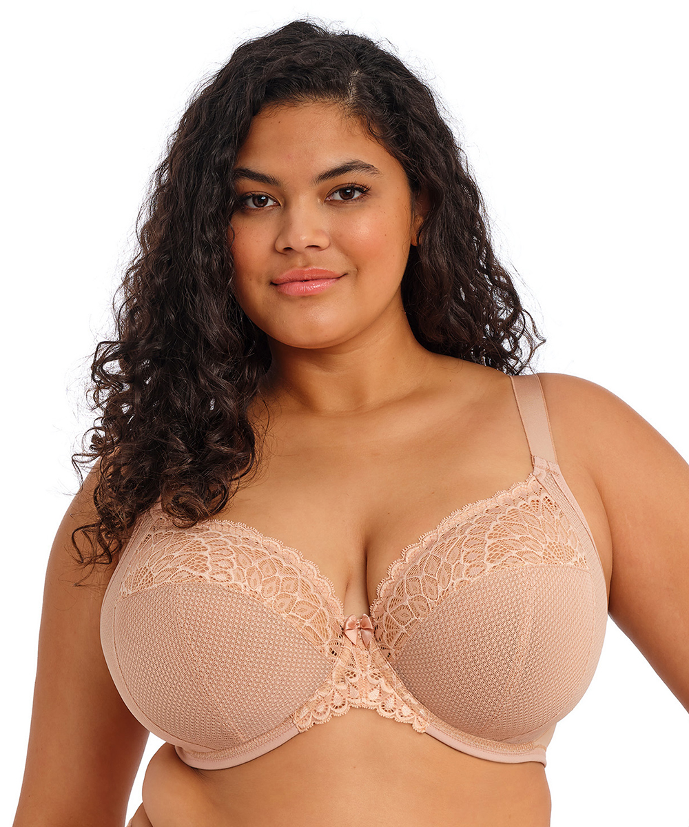 Biustonosz Elomi Tiernie plunge stretch sahara 