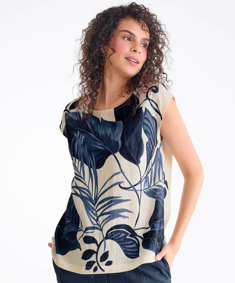 Top Lisca Portofino 049628 wiskozowy blue-ivory